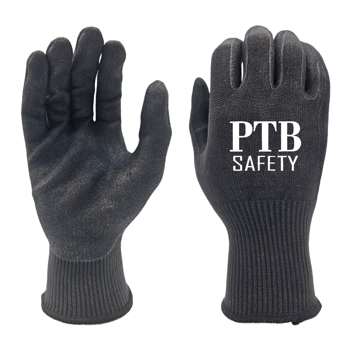 10 gauge aramid/acrylic lining sandy nitrile 3/4 coated gloves