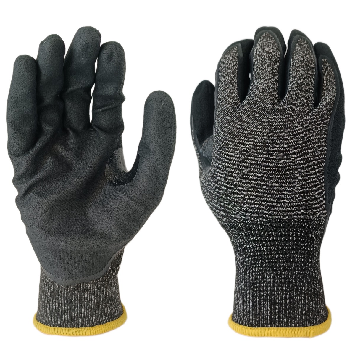 18 gauge A6 microfoam palm coated gloves